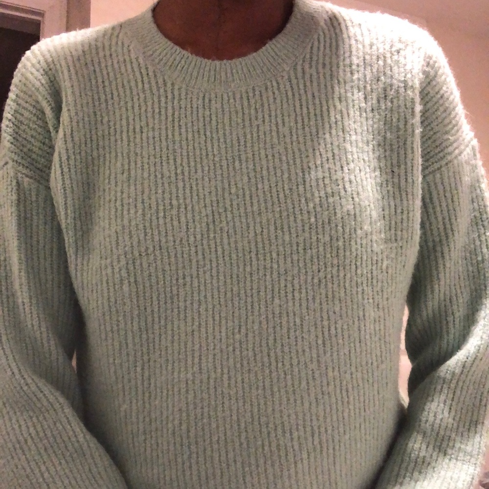 Teal sweater
